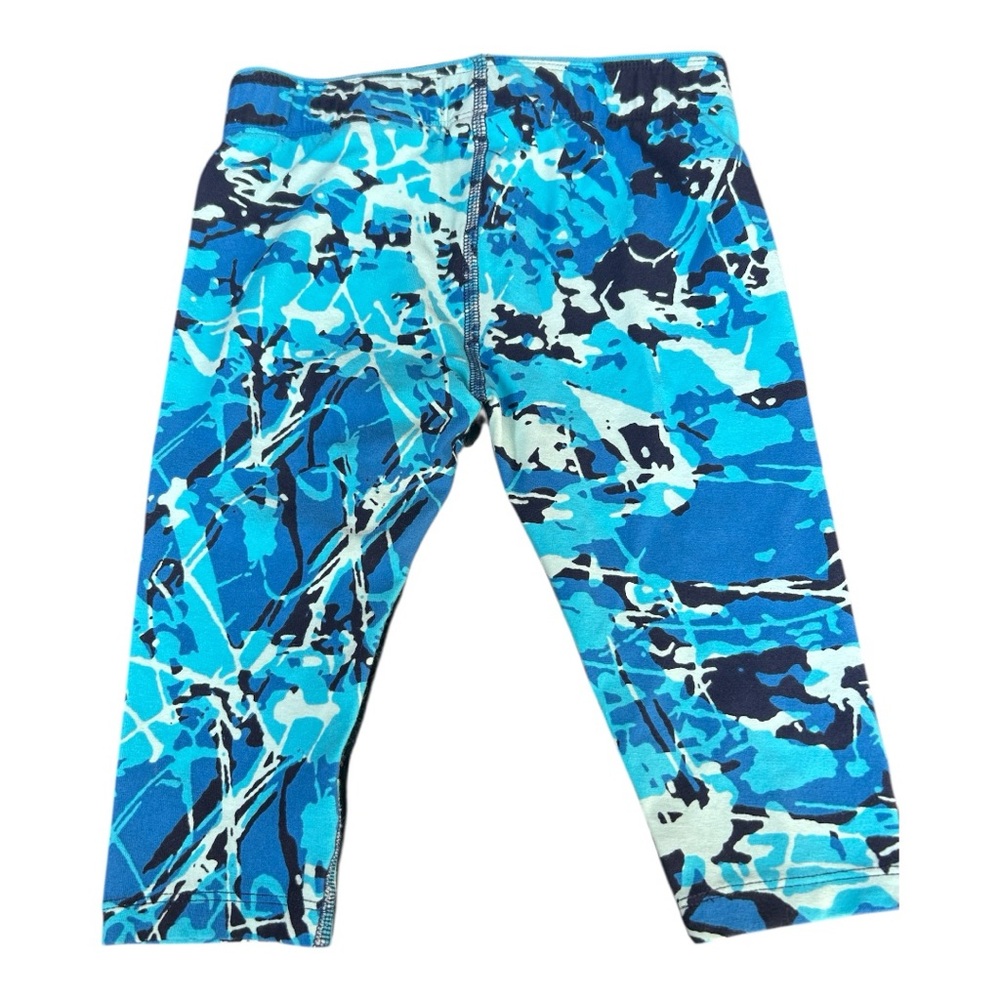 Nike Blue and White Dynamic Leggings